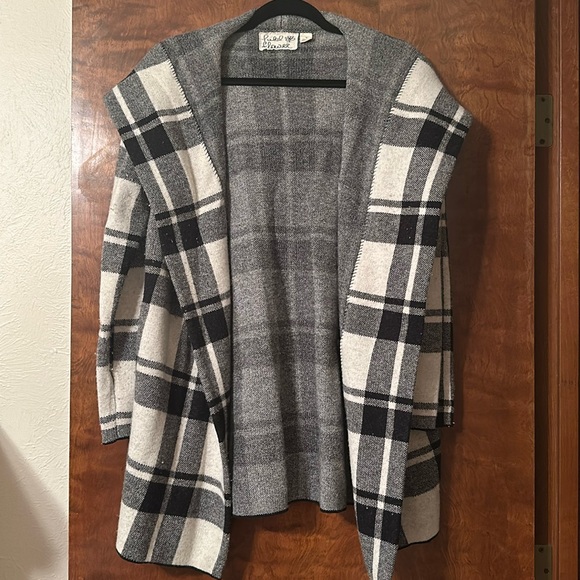 Anthropologie Field And Flower Plaid Jacket - Picture 2 of 5